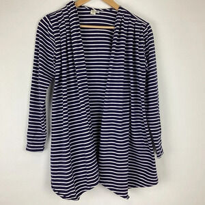 By Tavi Striped Open Cardigan Size Small
